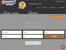Tablet Screenshot of canaaimoveis.com.br
